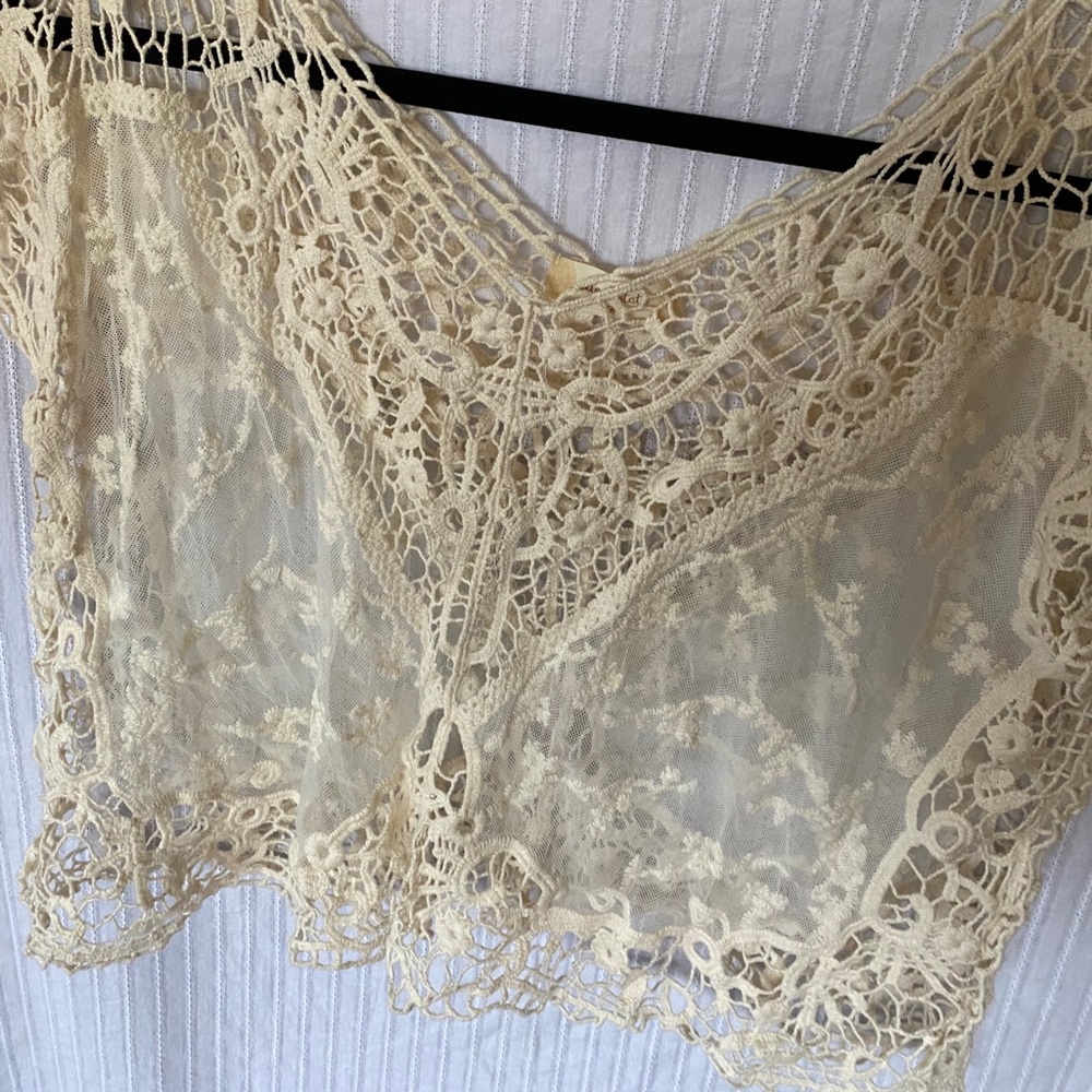 Altard state lace crop top